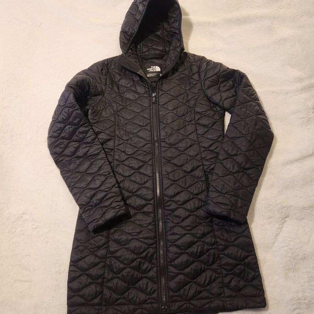 The North Face ThermoBall Eco Insulated Hooded Parka Black XS VGUC